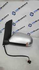 Volkswagen Touran 2003-2006 Passenger NS Wing Mirror Silver LA7W